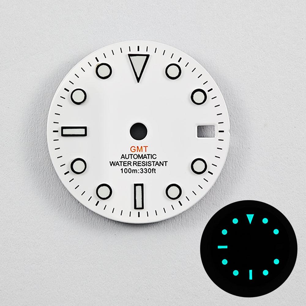 GMT 28.5mm NO Logo Gloss Watch Dial White Black Mark Blue Green Luminous Fit NH34 NH34A Movement Date Window Watches Dial Parts 28.5mm(No Logo)
GMT 28.5mm NO Logo Gloss Watch Dial White Black Mark Blue Green Luminous Fit NH34 NH34A Movement Date Window Watches Dial Parts 28.5mm(No Logo)
