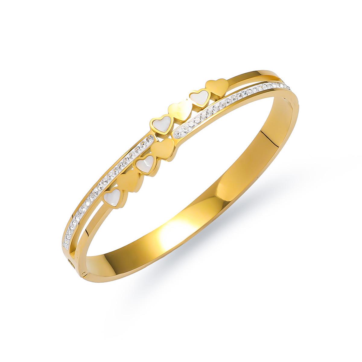 Женский браслет из титановой стали с сердечком: Открытый, регулируемый браслет из нержавеющей стали для повседневной элегантности
Женский браслет из титановой стали с сердечком: Открытый, регулируемый браслет из нержавеющей стали для повседневной элегантности