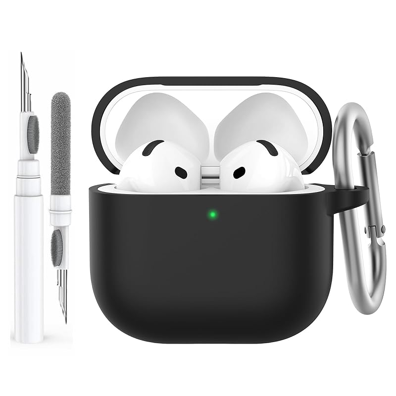 AhaStyle AirPods 4 case cover (2024) soft silicone 4th generation Comes with cleaning kit Apple for 4 full body Shockproof cover skin USB-C charging
AhaStyle AirPods 4 case cover (2024) soft silicone 4th generation Comes with cleaning kit Apple for 4 full body Shockproof cover skin USB-C charging