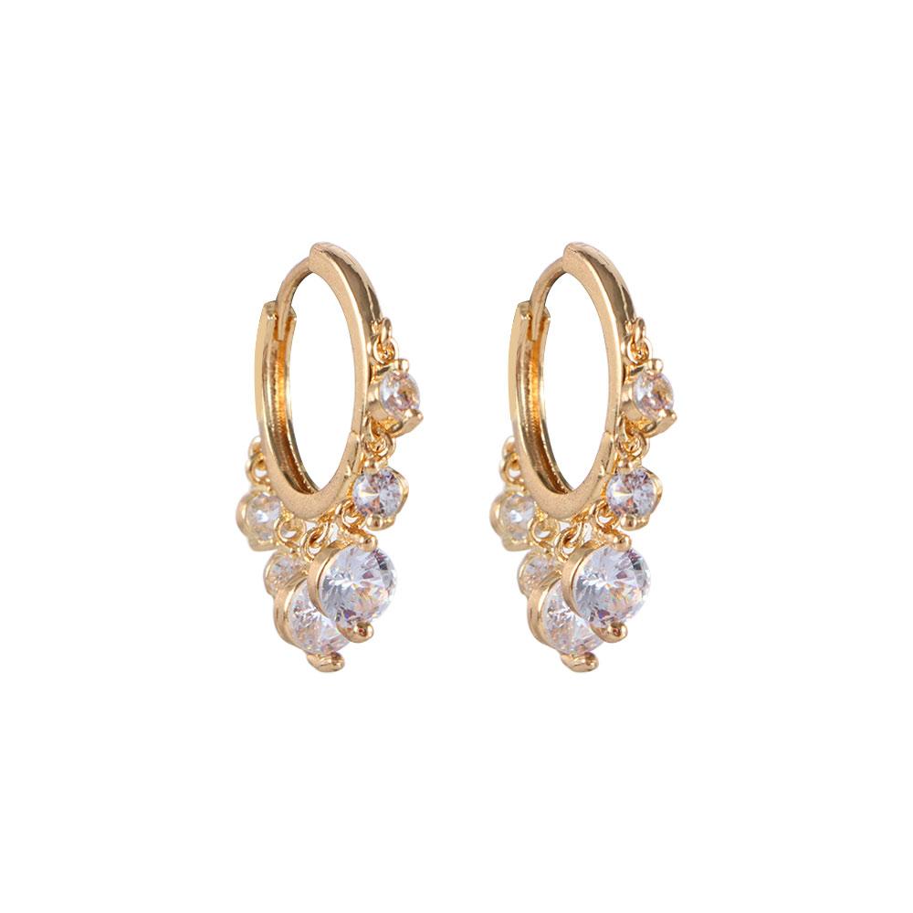 Temperament Simple Party Girls Drop Earrings Female Women Ear Buckle Korean Style Earrings Fashion Jewelry Zircon Hoop Earrings
Temperament Simple Party Girls Drop Earrings Female Women Ear Buckle Korean Style Earrings Fashion Jewelry Zircon Hoop Earrings