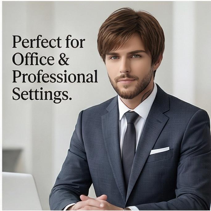 Men s Brown Side-Part Short Straight Wig 6inch коричневий
Men s Brown Side-Part Short Straight Wig 6inch коричневий