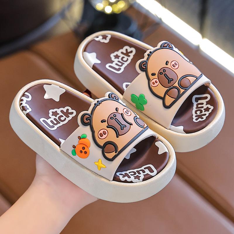 Children s Summer Slippers with a Soft Cushioning Feel, Cute Cartoon Indoor Bathing Soft Sole Non-Slip Flip-Flops for Girls and Boys 24-25Code(Inner Length1 кофейный
Children s Summer Slippers with a Soft Cushioning Feel, Cute Cartoon Indoor Bathing Soft Sole Non-Slip Flip-Flops for Girls and Boys 24-25Code(Inner Length1 кофейный