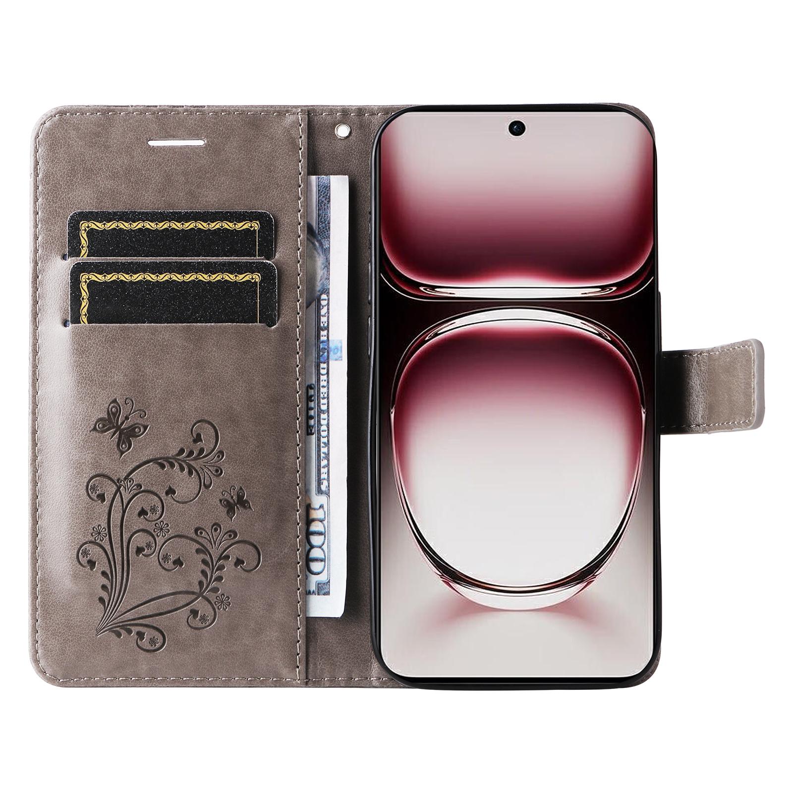 For Oppo Reno12 Pro 5G (Global)/(China) Wallet Case Floral Butterfly Imprinted Leather Phone Cover Stand Red
For Oppo Reno12 Pro 5G (Global)/(China) Wallet Case Floral Butterfly Imprinted Leather Phone Cover Stand Red