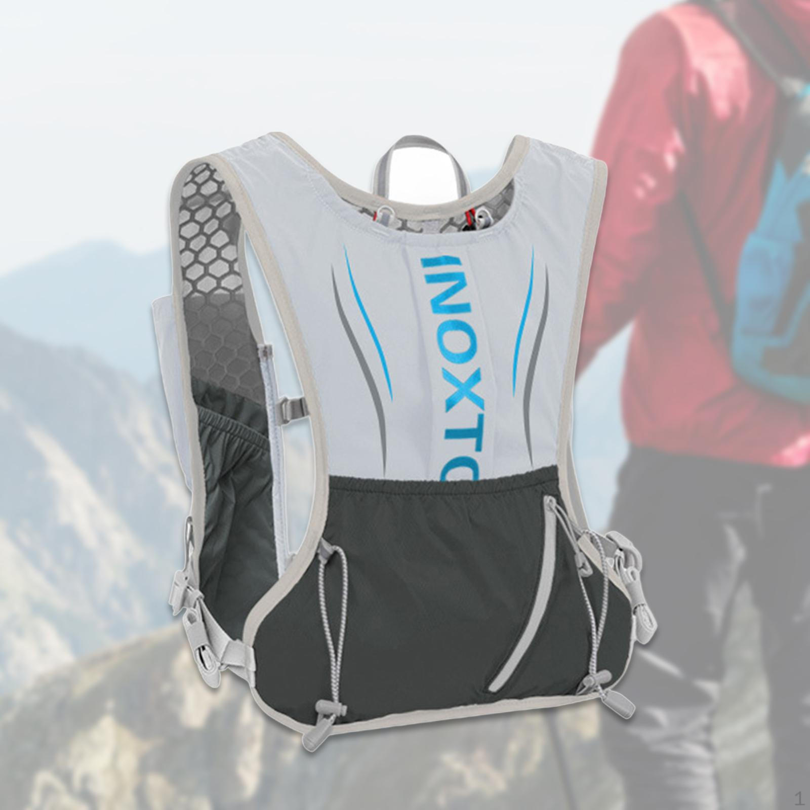 Гидратационный пакет Жилет Регулируемый рюкзак Спортивная сумка на открытом воздухе Легкий рюкзак для бега серый
Гидратационный пакет Жилет Регулируемый рюкзак Спортивная сумка на открытом воздухе Легкий рюкзак для бега серый