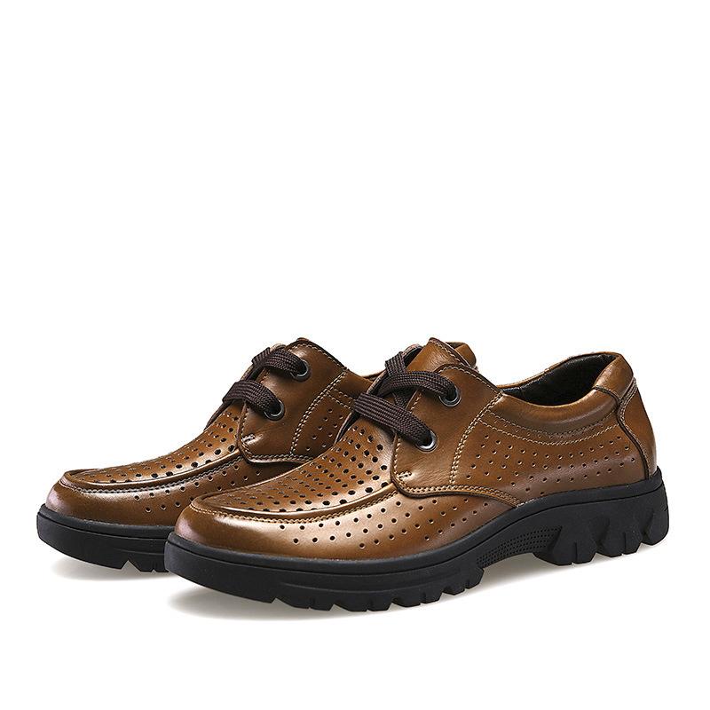 Round head shallow mouth hollow leather shoes breathable first layer cowhide men s shoes lace up thick sole casual men s hollow leather shoes 44 коричневий
Round head shallow mouth hollow leather shoes breathable first layer cowhide men s shoes lace up thick sole casual men s hollow leather shoes 44 коричневий