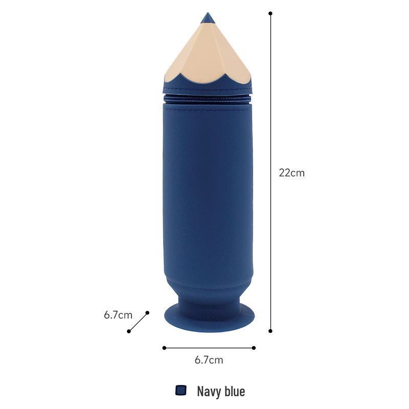 Creative Silicone Pencil Case: Large Capacity, Dirt-Resistant, Simple Style for Primary School Students темно-синього кольору
Creative Silicone Pencil Case: Large Capacity, Dirt-Resistant, Simple Style for Primary School Students темно-синього кольору