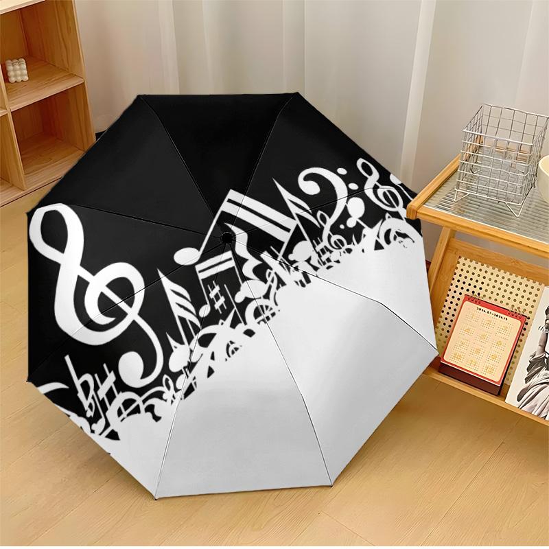 Musical Note Butterfly Printed umbrella windproof folding umbrella portable sun and rain umbrella suitable for gifting
Musical Note Butterfly Printed umbrella windproof folding umbrella portable sun and rain umbrella suitable for gifting