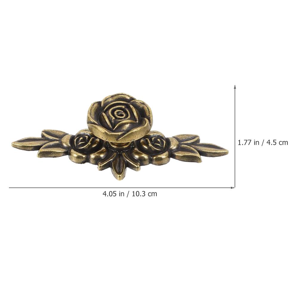 5Pcs Rose Motif Cabinet Knobs Vintage Inspired Zinc Alloy Drawer Handles for Kitchen Dresser Desk Bookcase Shoe Cabinet темно-коричневого кольору
5Pcs Rose Motif Cabinet Knobs Vintage Inspired Zinc Alloy Drawer Handles for Kitchen Dresser Desk Bookcase Shoe Cabinet темно-коричневого кольору