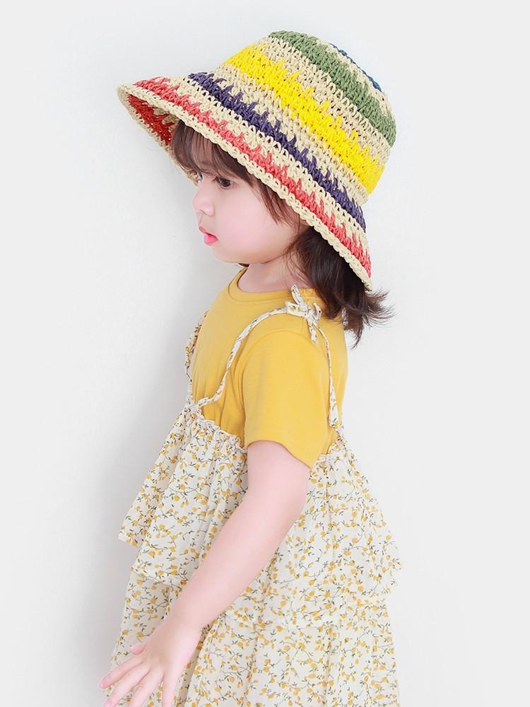 Fashion Kids Rainbow Straw Woven Hat Sun Protection Cap Kids Girls Princess Collapsible Beach Cute Childen Bucket Hats 2-7 year old size бежевий
Fashion Kids Rainbow Straw Woven Hat Sun Protection Cap Kids Girls Princess Collapsible Beach Cute Childen Bucket Hats 2-7 year old size бежевий