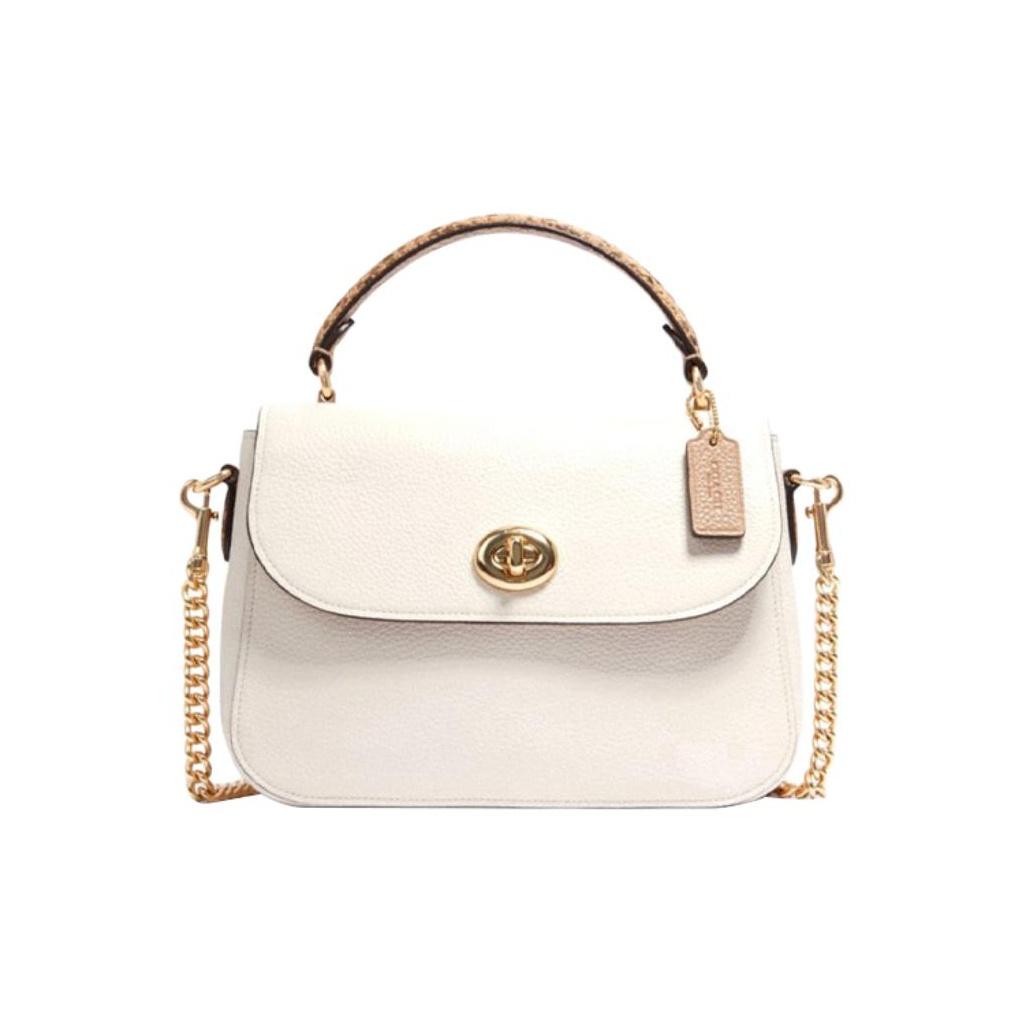 Coach Marlie 24 Turn-Lock Flap With Snakeskin Shoulder Strap Crossbody Bag Chain Bag Small Square Bag Cambridge Bag Leather Handbag Medium C1560-IMCAH Gift Box Set (Basic Set+Yellow Box)
Coach Marlie 24 Turn-Lock Flap With Snakeskin Shoulder Strap Crossbody Bag Chain Bag Small Square Bag Cambridge Bag Leather Handbag Medium C1560-IMCAH Gift Box Set (Basic Set+Yellow Box)