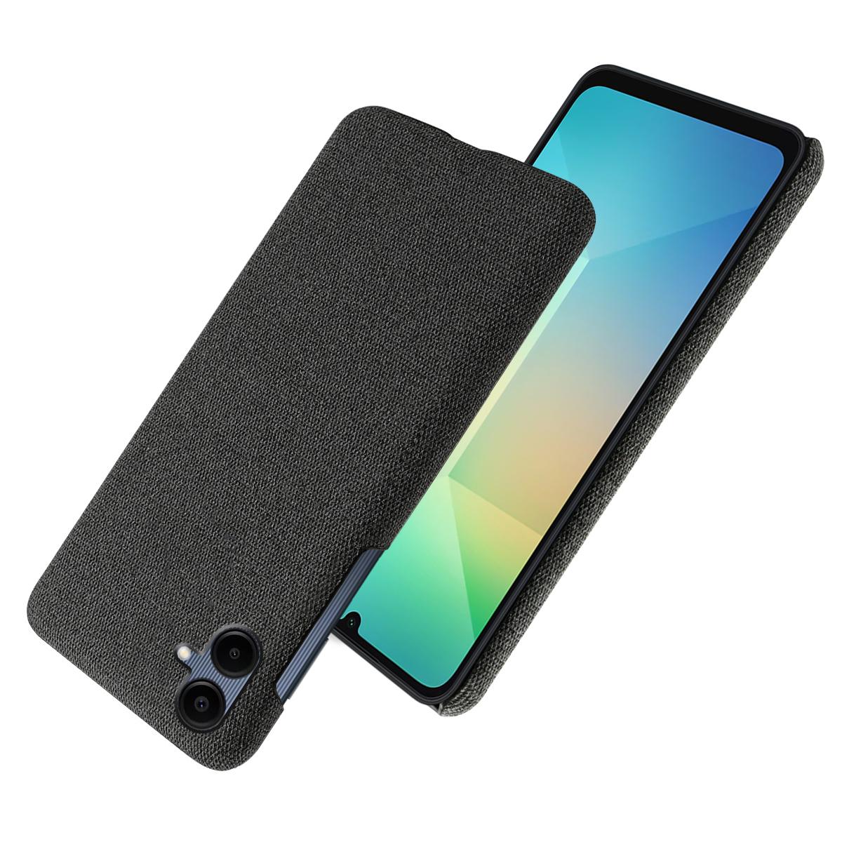 For Samsung Galaxy A06 4G Case Cloth Texture Anti-Scratch Protective PC Phone Cover Black
For Samsung Galaxy A06 4G Case Cloth Texture Anti-Scratch Protective PC Phone Cover Black