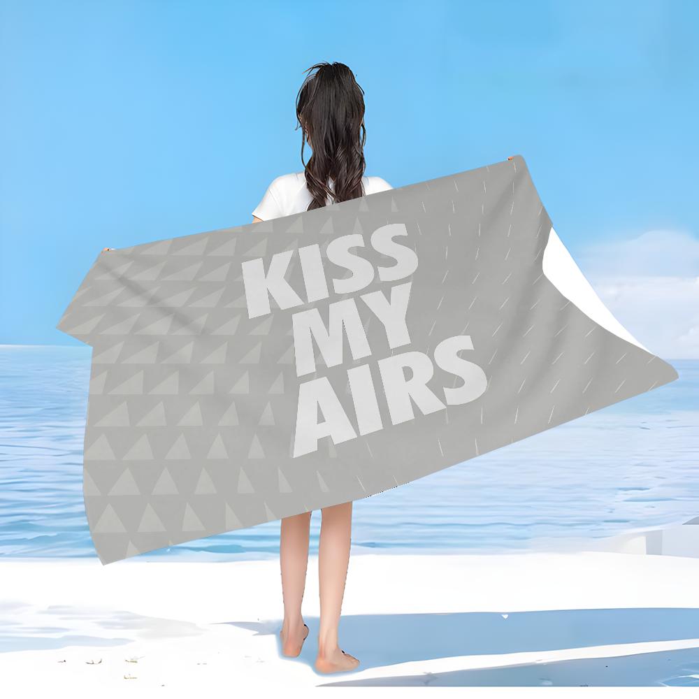 Kiss My Airs Microfiber Beach Towel Absorbent Quick dry Soft Yoga Swimming Resort Mountain Climbing Towel W30*H60(CM)
Kiss My Airs Microfiber Beach Towel Absorbent Quick dry Soft Yoga Swimming Resort Mountain Climbing Towel W30*H60(CM)