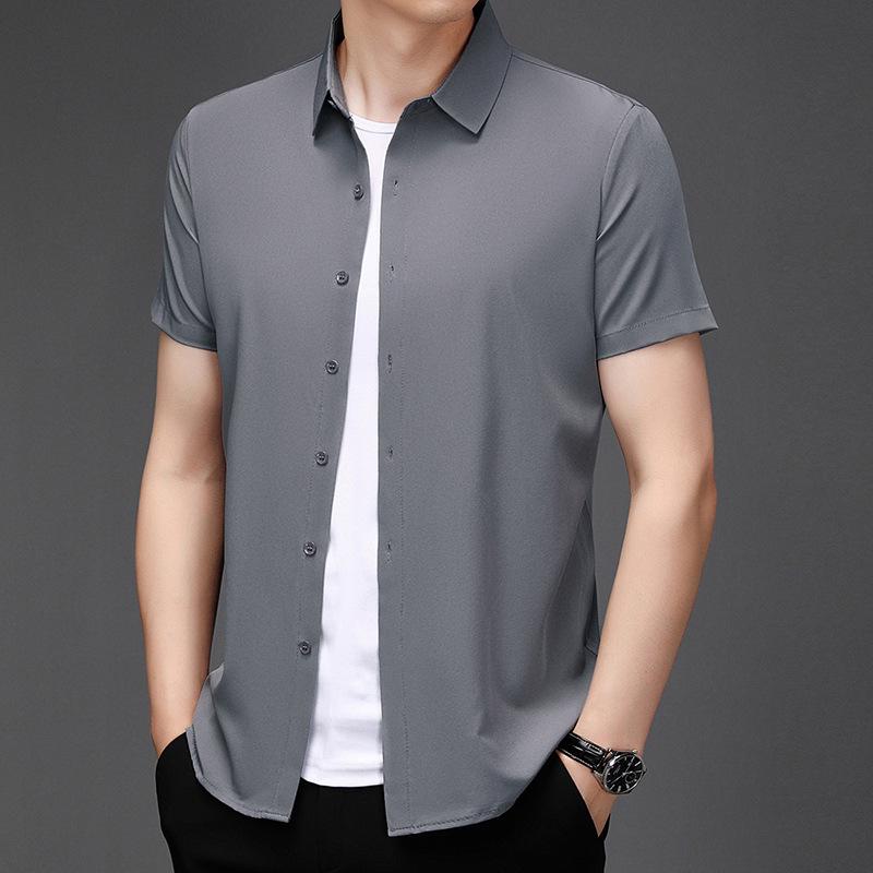 Men s Short-Sleeve Lapel Shirt, Summer 2025 - Breathable, Casual, Plain Color. Ideal for Dad s Wear. L
Men s Short-Sleeve Lapel Shirt, Summer 2025 - Breathable, Casual, Plain Color. Ideal for Dad s Wear. L