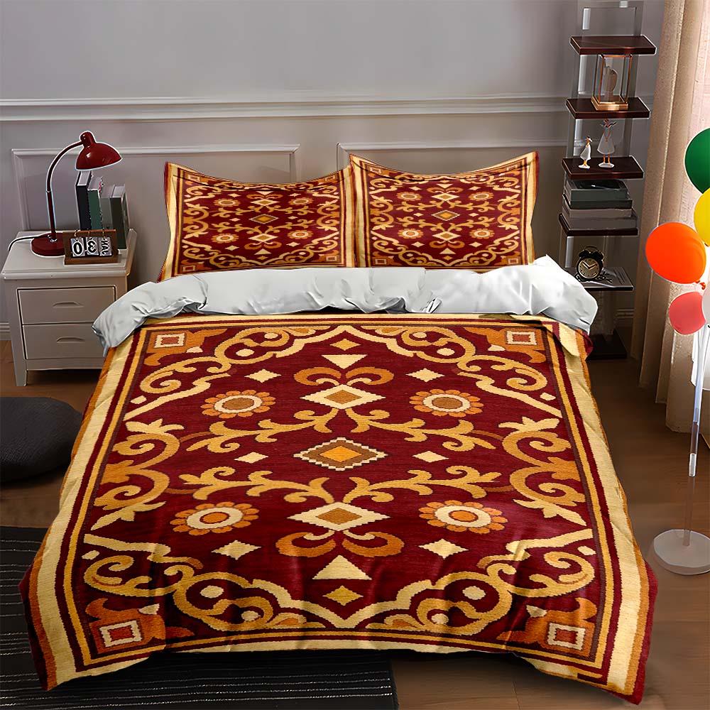 Floral, geometric, ornate Bedding Duvet cover sets Duvet covers Pillowcases gifts (1 * Duvet Cover 2 * Pillowcases, without duvet insert) 135x200cm
Floral, geometric, ornate Bedding Duvet cover sets Duvet covers Pillowcases gifts (1 * Duvet Cover 2 * Pillowcases, without duvet insert) 135x200cm