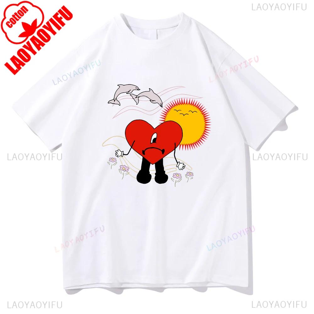 Fashion Singer Bad Bunny T Shirt UN VERANO SIN TI Music Album Double Sided Printed Tshirts Women Men Hip Hop Cotton Streetwear 4XL
Fashion Singer Bad Bunny T Shirt UN VERANO SIN TI Music Album Double Sided Printed Tshirts Women Men Hip Hop Cotton Streetwear 4XL