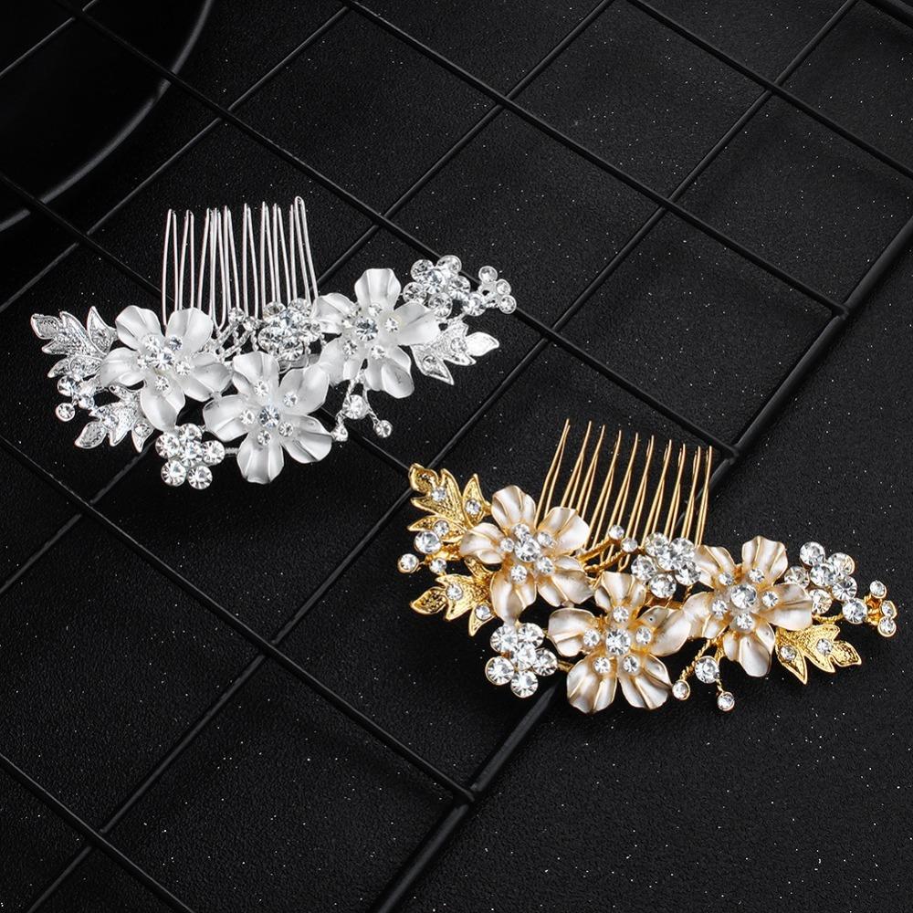 Headdress Rhinestone Hairpin Sparkling Flower Hairclip Fashion Bridal Hair Comb Women золотий
Headdress Rhinestone Hairpin Sparkling Flower Hairclip Fashion Bridal Hair Comb Women золотий