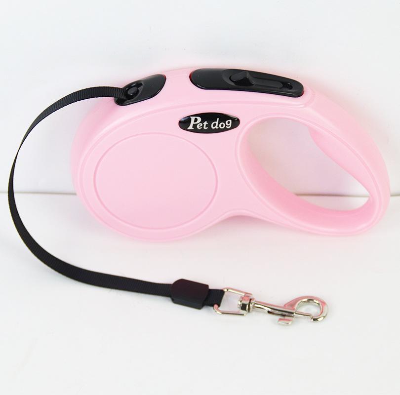 Dog rope Small and medium automatic dog leash Anti-explosion 3/5 meters pet telescopic leash 3 meters paper card рожевий
Dog rope Small and medium automatic dog leash Anti-explosion 3/5 meters pet telescopic leash 3 meters paper card рожевий