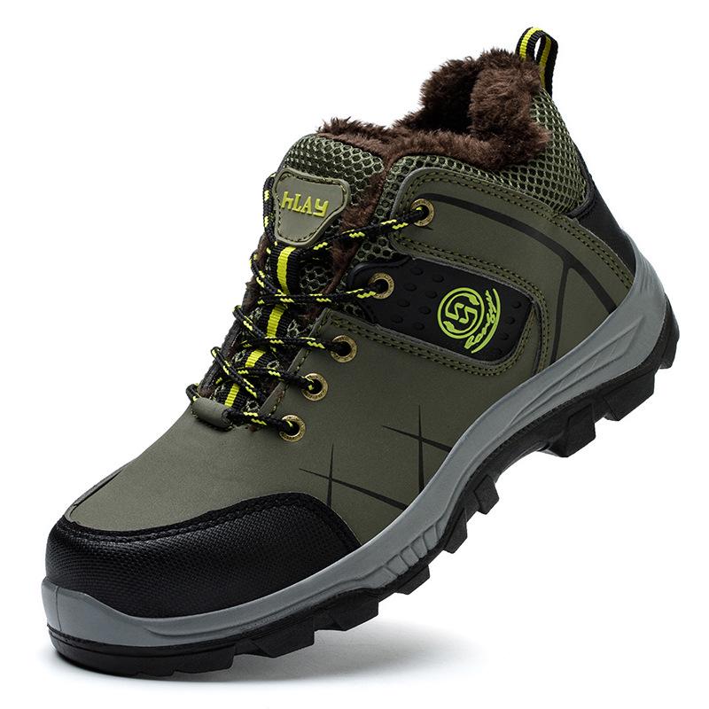 Men s High-Top Fleece-Lined Steel Toe Safety Boots - Warm, Anti-Smash, Anti-Puncture Labor Protection Footwear for Winter Outdoors Army Green 43
Men s High-Top Fleece-Lined Steel Toe Safety Boots - Warm, Anti-Smash, Anti-Puncture Labor Protection Footwear for Winter Outdoors Army Green 43