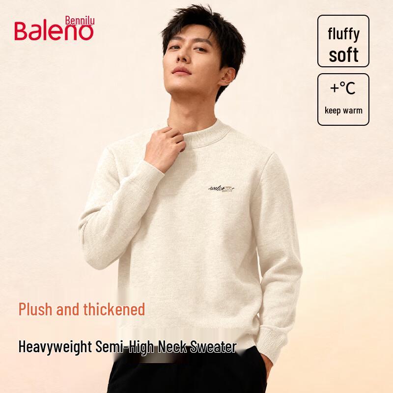 Baleno Men s Winter Fleece-Lined Half-Turtleneck Knit Sweater XL
Baleno Men s Winter Fleece-Lined Half-Turtleneck Knit Sweater XL