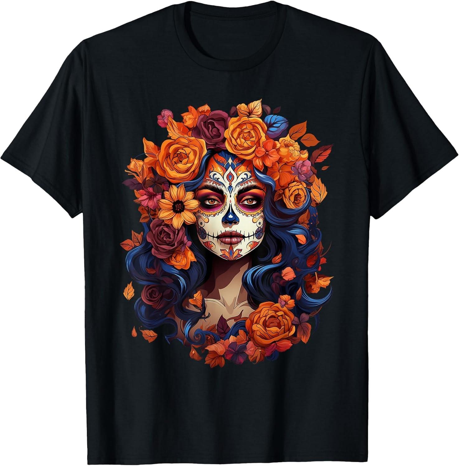 NEW Dia De Los Muertos Mexican Sugar Skull Day Of The Dead T-Shirt - MADE IN USA 5XL різнокольоровий
NEW Dia De Los Muertos Mexican Sugar Skull Day Of The Dead T-Shirt - MADE IN USA 5XL різнокольоровий