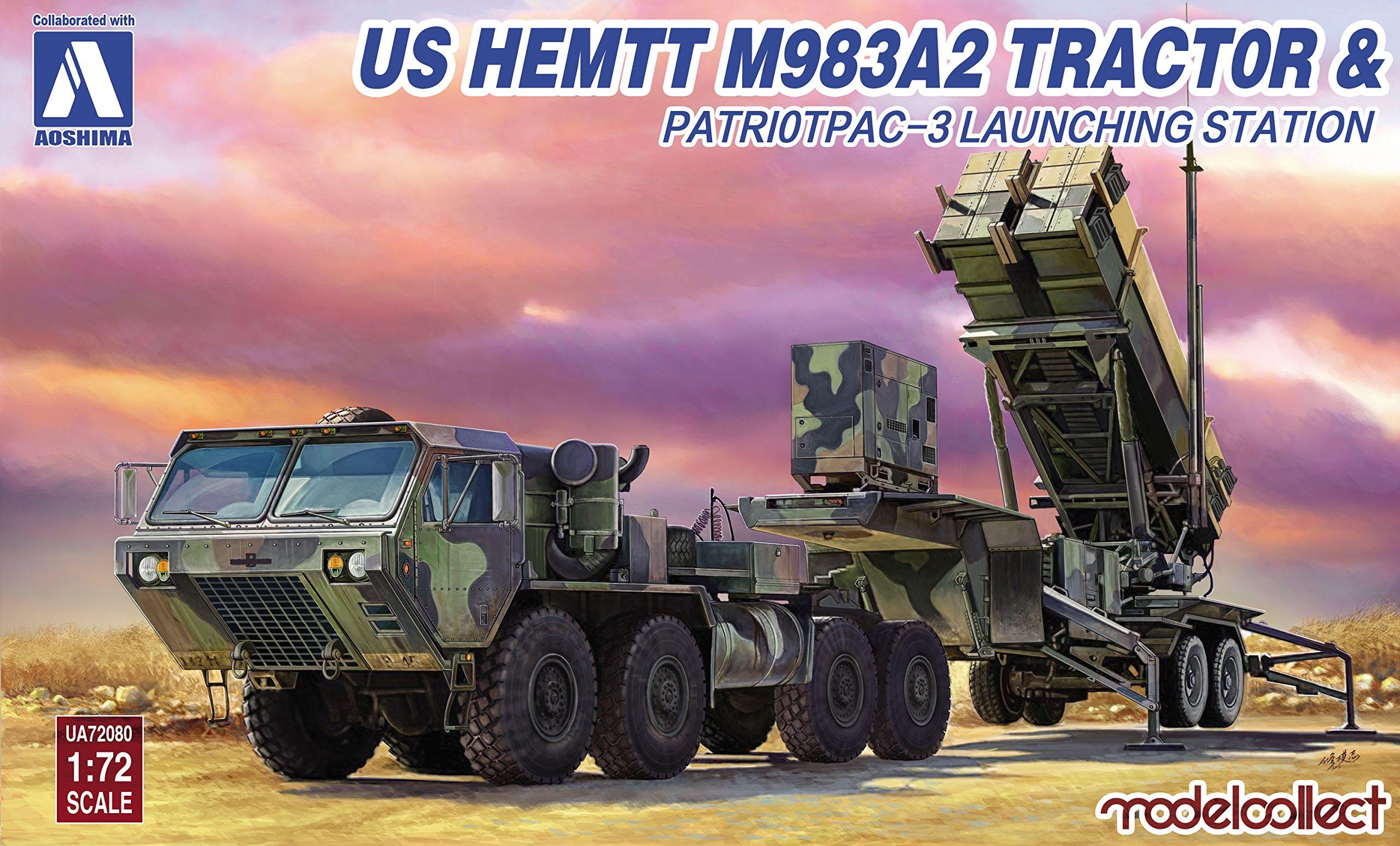 Пластиковая модель пусковой установки Aoshima Bunka Kyozai US Army HEMTT M983 Patriot PAC3 UA72080 1/72 и
Пластиковая модель пусковой установки Aoshima Bunka Kyozai US Army HEMTT M983 Patriot PAC3 UA72080 1/72 и