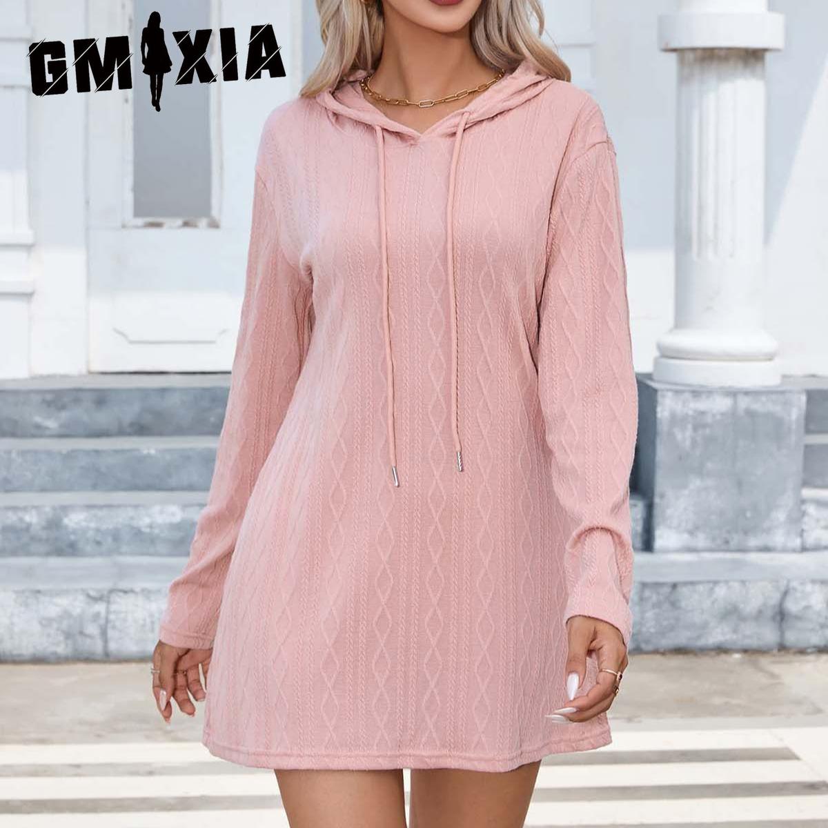 GMXIA Women s Fashion Autumn Winter Solid Color Print Long Sleeve Hooded High Waist Casual Dresses XXL коричневий
GMXIA Women s Fashion Autumn Winter Solid Color Print Long Sleeve Hooded High Waist Casual Dresses XXL коричневий