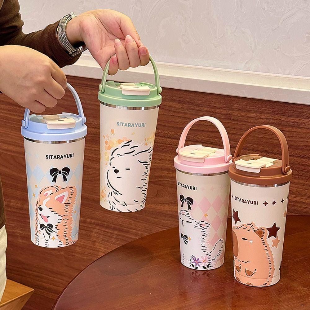 Stainless Steel Insulated Water Bottle 560ml Double Drink Cup Portable Thermal Cup кавовий
Stainless Steel Insulated Water Bottle 560ml Double Drink Cup Portable Thermal Cup кавовий
