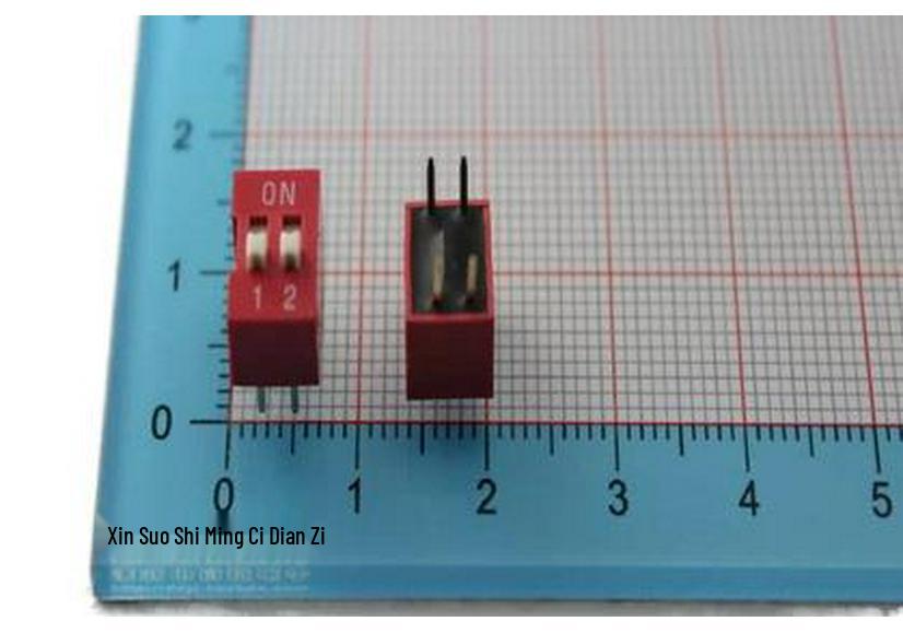 2P DIP Switch, 2.54mm Pitch Accessory Components
2P DIP Switch, 2.54mm Pitch Accessory Components