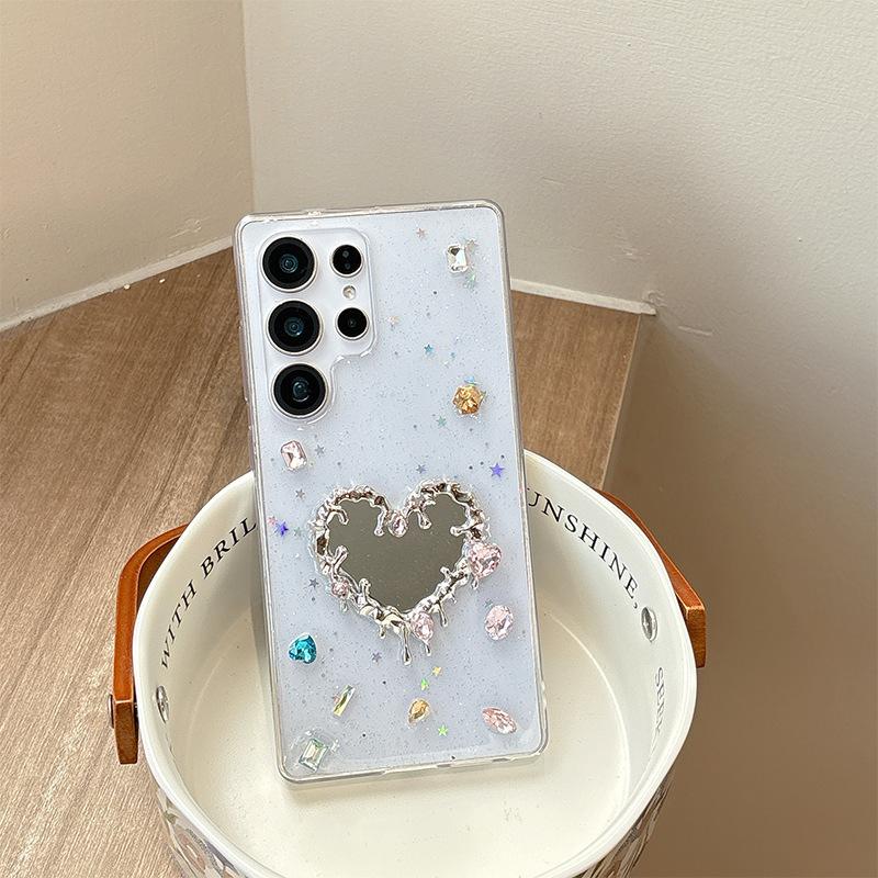 Transparent Glitter Star Glitter Phone Case for Samsung S25ultra Mirror Rhinestone S23plus Gemstone S24 For Samsung A14
Transparent Glitter Star Glitter Phone Case for Samsung S25ultra Mirror Rhinestone S23plus Gemstone S24 For Samsung A14