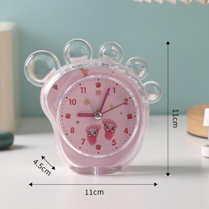 Мультяшная нога маленький будильник бесшумно идущая секундная стрелка цифровая стрелка с подсветкой будильник для пробуждения студенческий будильник 11*11*4.5cm
Мультяшная нога маленький будильник бесшумно идущая секундная стрелка цифровая стрелка с подсветкой будильник для пробуждения студенческий будильник 11*11*4.5cm