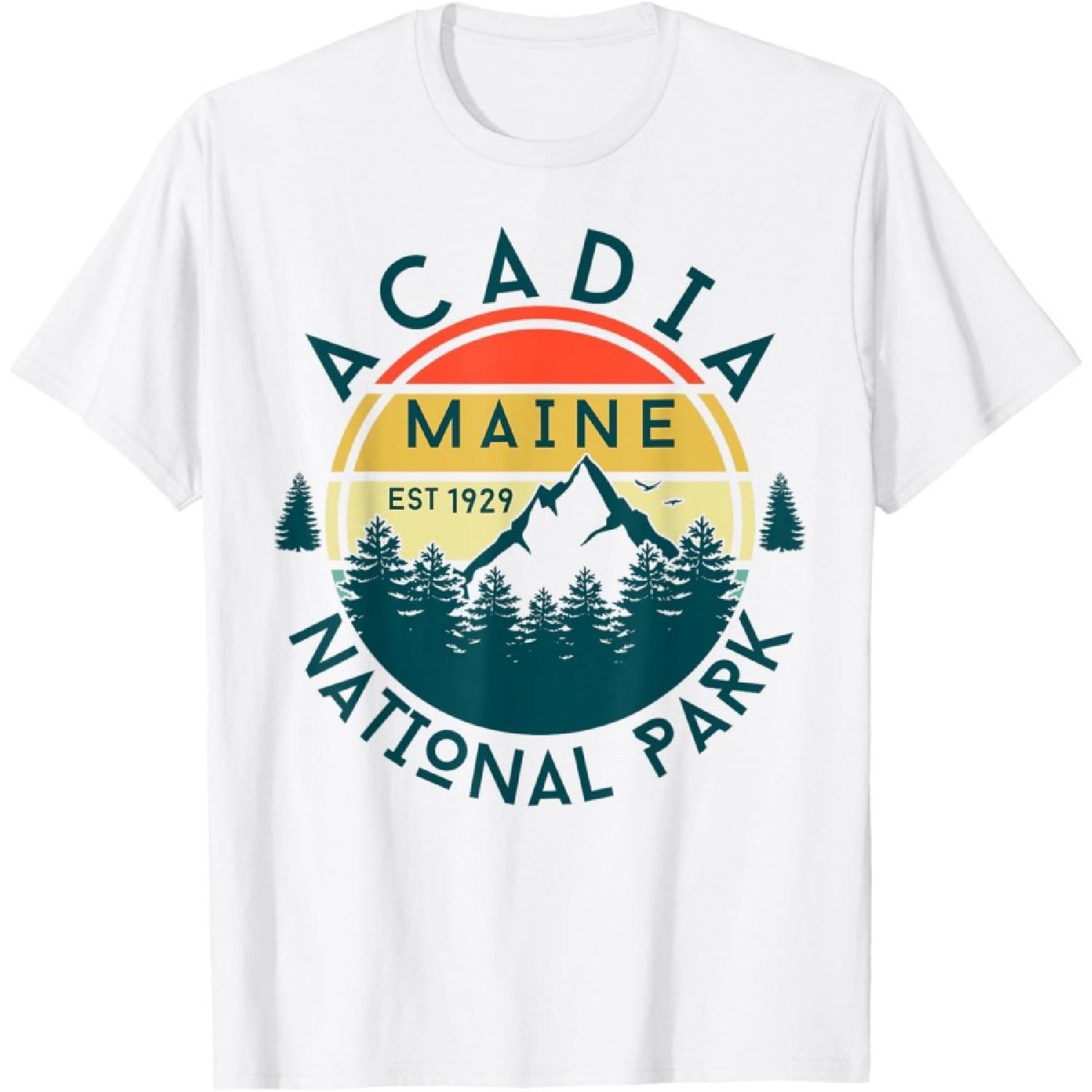Acadia National Park Maine Hiking Nature Outdoors T-Shirt XXXXXL білий
Acadia National Park Maine Hiking Nature Outdoors T-Shirt XXXXXL білий