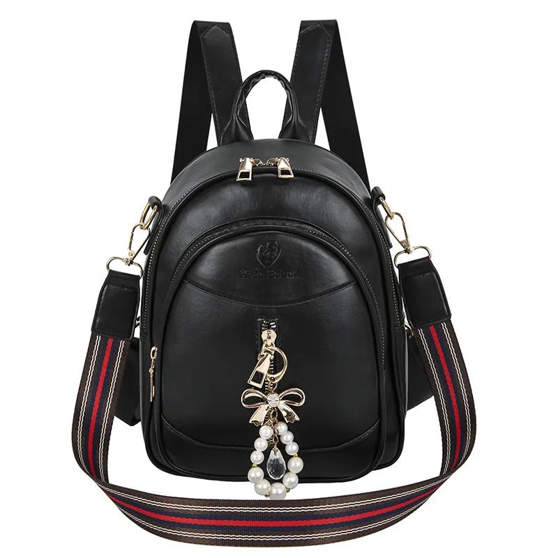 Women Backpacks PU Leather Teenage Girls Schoolbags Ladies Shoulder Bags Small Fashion Pearl Tassel Female Book Bag Daypack 22x27x12cm
Women Backpacks PU Leather Teenage Girls Schoolbags Ladies Shoulder Bags Small Fashion Pearl Tassel Female Book Bag Daypack 22x27x12cm