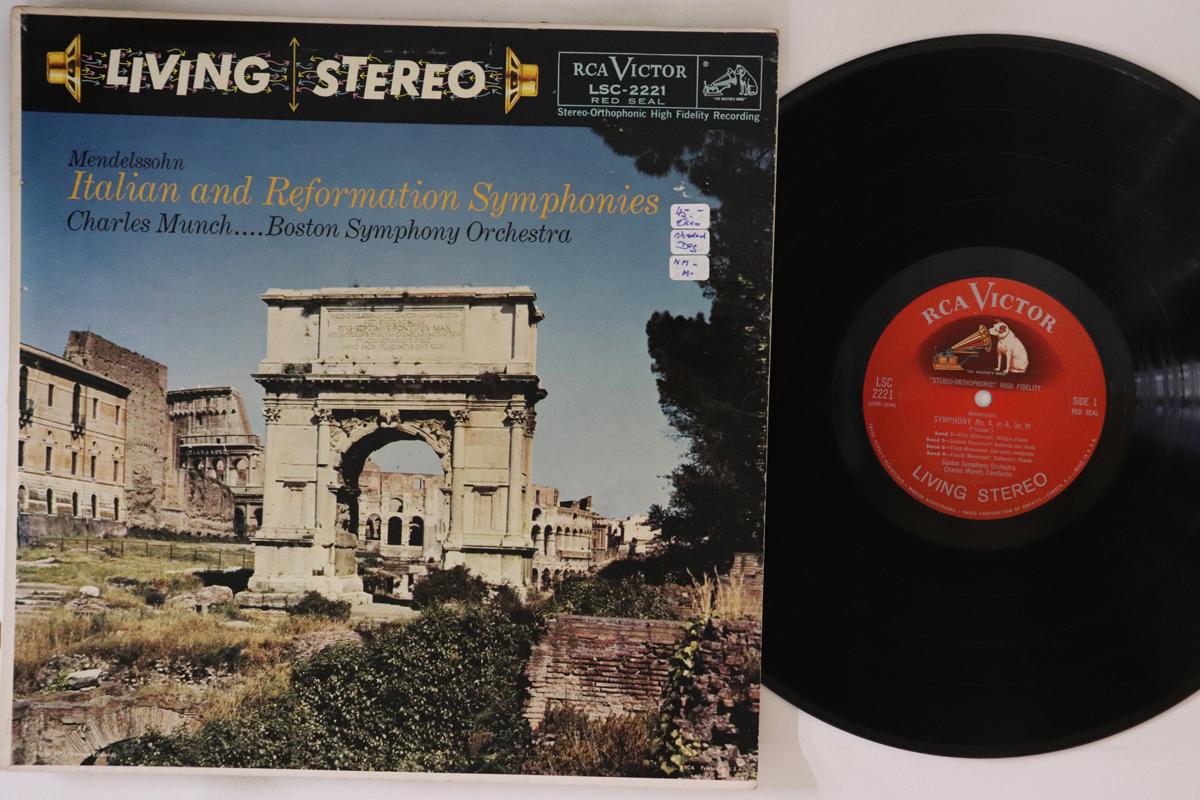 LP Record CHARLES MUNCH, BOSTON SYMPHONY ORCH - Mendelssohn Italian And Reformation LSC2221 RCA Victor Red 1958 US Classical Used
LP Record CHARLES MUNCH, BOSTON SYMPHONY ORCH - Mendelssohn Italian And Reformation LSC2221 RCA Victor Red 1958 US Classical Used