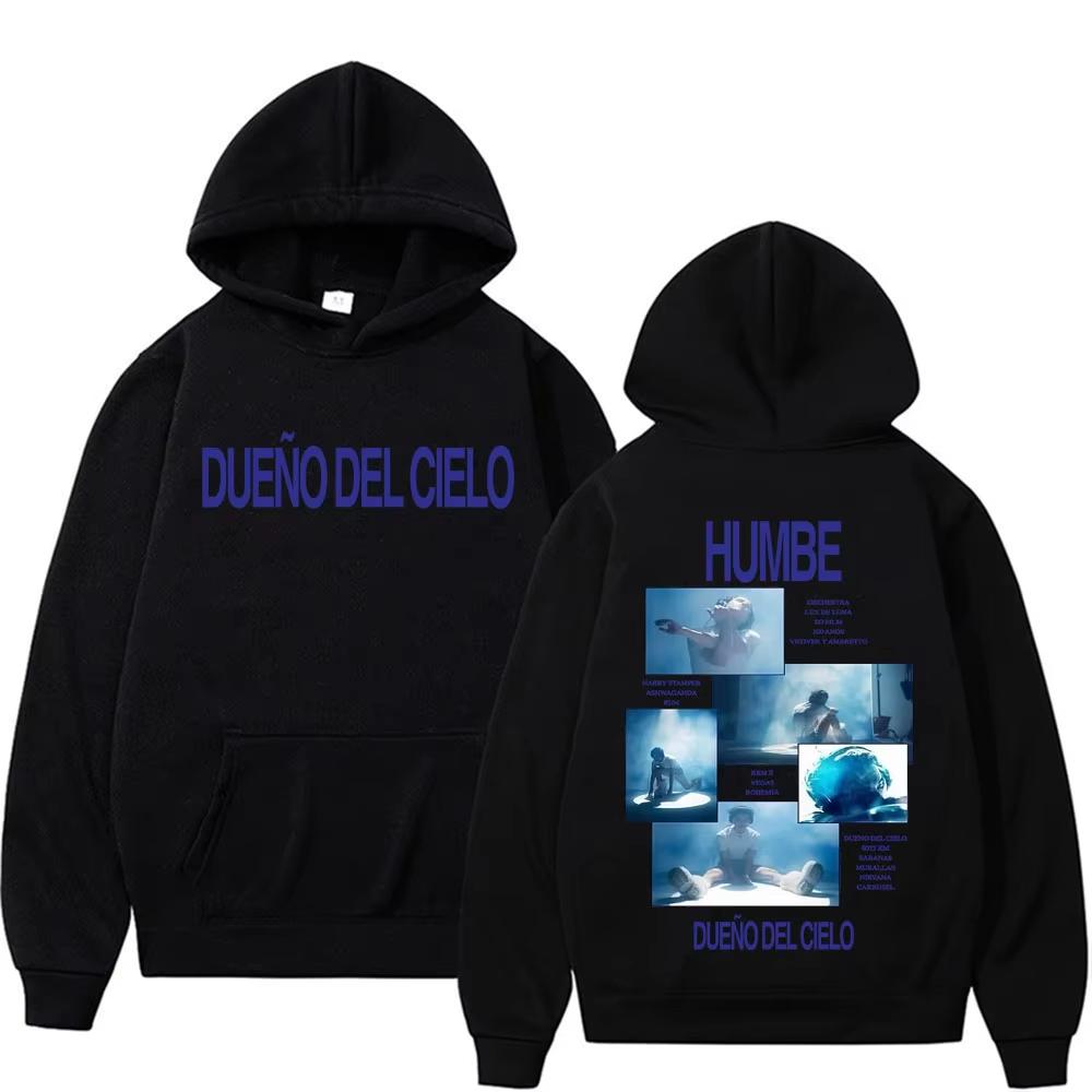 Singer Humbe Album Dueno Del Cielo Tour Hoodies Harajuku Street Oversized Hoodies Men Women Sweatshirts S
Singer Humbe Album Dueno Del Cielo Tour Hoodies Harajuku Street Oversized Hoodies Men Women Sweatshirts S