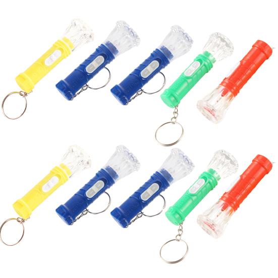 10Pcs Flashlight Toy Metal Buckle Portable Diamond Shape Exquisite Comfortable Grip Entertainment Fine Workmanship Kids Flash Light Key Rings Pendant 10 pcs
10Pcs Flashlight Toy Metal Buckle Portable Diamond Shape Exquisite Comfortable Grip Entertainment Fine Workmanship Kids Flash Light Key Rings Pendant 10 pcs