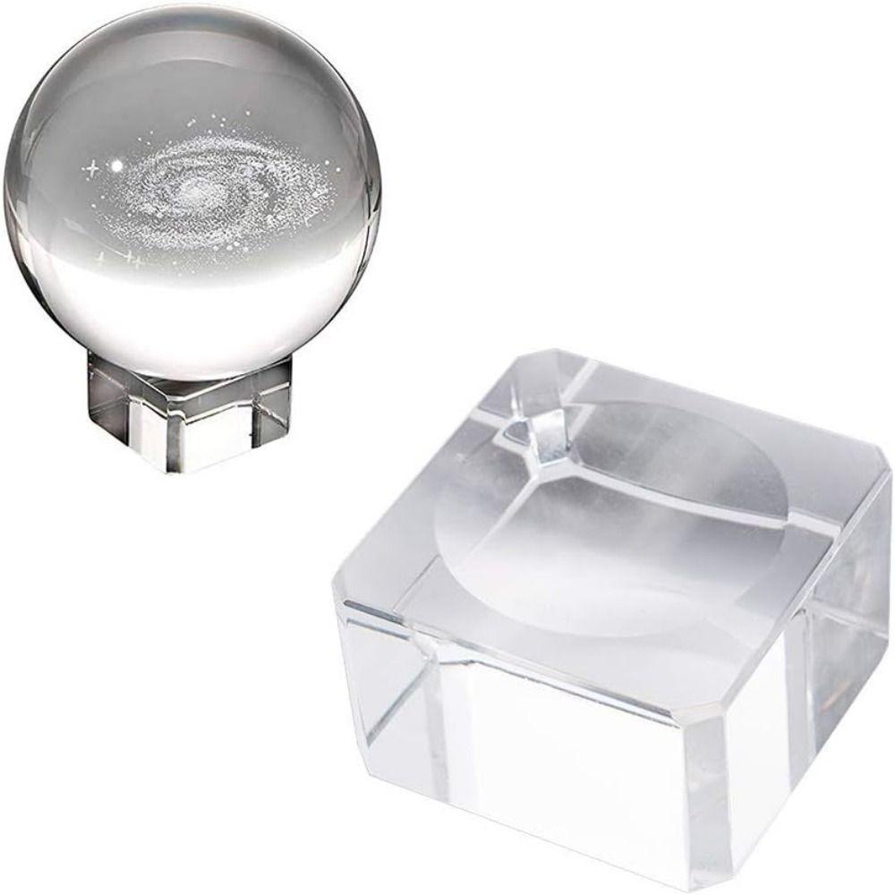 Solid Clear Sphere Holder Thick Square Crystal Display Bases Crystal Ball Stand Office 3x3x1.7cm
Solid Clear Sphere Holder Thick Square Crystal Display Bases Crystal Ball Stand Office 3x3x1.7cm