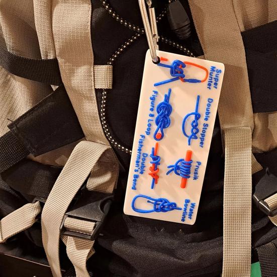 Yousheng Rescue Knotted Rope Reference Card with Hanging Hole 6 Common Knots Guide for Outdoor Travel Camping Emergency Knot Reference Card B
Yousheng Rescue Knotted Rope Reference Card with Hanging Hole 6 Common Knots Guide for Outdoor Travel Camping Emergency Knot Reference Card B