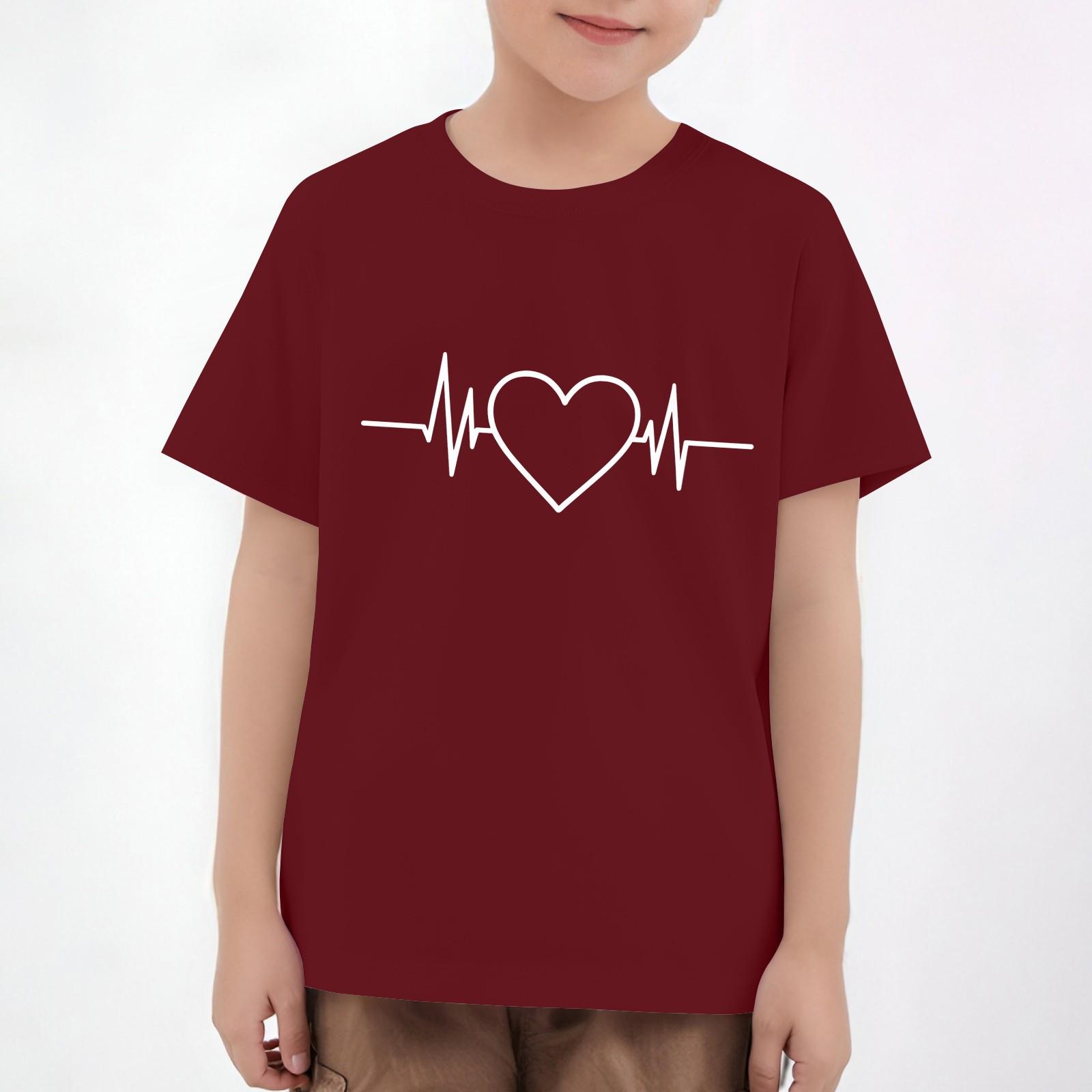Children s Short Sleeve Tops Casual Print T Shirt Round Neck Pullover Blouse 150 винний
Children s Short Sleeve Tops Casual Print T Shirt Round Neck Pullover Blouse 150 винний