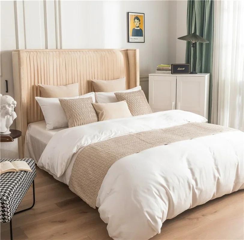 Velvet Three-Dimensional Geometric Bed Runner Bedding Thickened Dutch Wave Double-Sided Dual-Use Hotel Bed Towel Bed Flag 2pcs pillowcase світло-коричневого кольору
Velvet Three-Dimensional Geometric Bed Runner Bedding Thickened Dutch Wave Double-Sided Dual-Use Hotel Bed Towel Bed Flag 2pcs pillowcase світло-коричневого кольору
