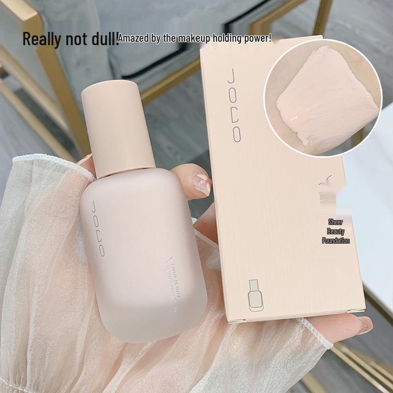 JOCO Sheer Beauty Lightweight Hydrating Long-Lasting Foundation - Waterproof & Sweatproof Cream for Beginners
JOCO Sheer Beauty Lightweight Hydrating Long-Lasting Foundation - Waterproof & Sweatproof Cream for Beginners
