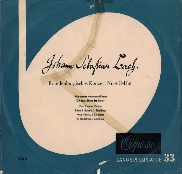 10inch Record JOHANN SEBASTIAN BACH - Brandenburgisches Konzert Nr. 4 G-D 3163 Opera 1957 Germany Classical Used
10inch Record JOHANN SEBASTIAN BACH - Brandenburgisches Konzert Nr. 4 G-D 3163 Opera 1957 Germany Classical Used