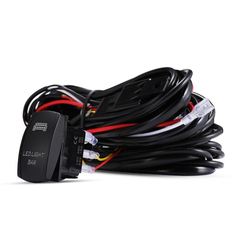 12V 24V LED Light Bar Rocker Switch Wiring Harness Kits Switches Jumper Wire Set for UTV ATV Polaris PZR XP 1000 1set
12V 24V LED Light Bar Rocker Switch Wiring Harness Kits Switches Jumper Wire Set for UTV ATV Polaris PZR XP 1000 1set