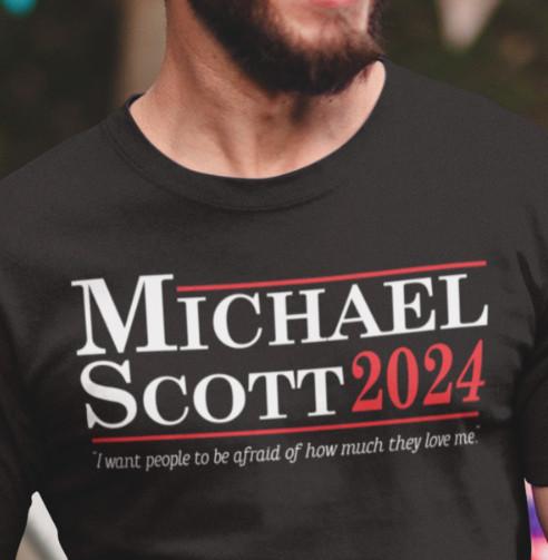 Michael Scott For President I Want People To Be Afraid 2024 Election Office Tee M
Michael Scott For President I Want People To Be Afraid 2024 Election Office Tee M
