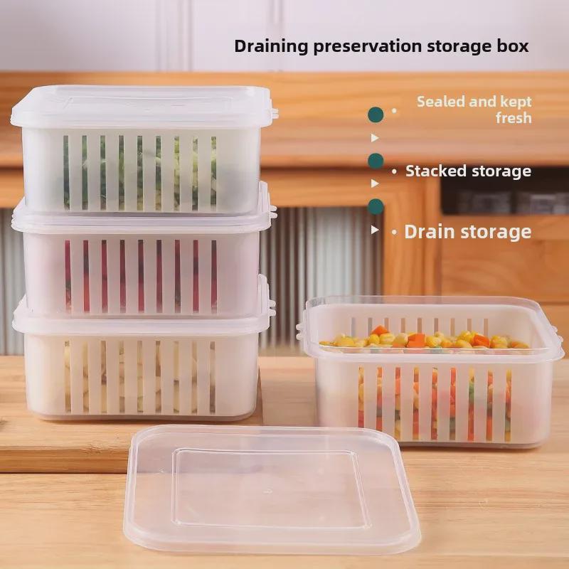 Green Onion Keeper: Kitchen Storage Box for Chopped Veggies and Fruits - Air-Tight, Fresh-keeping, Multi-compartment Square Single Compartment
Green Onion Keeper: Kitchen Storage Box for Chopped Veggies and Fruits - Air-Tight, Fresh-keeping, Multi-compartment Square Single Compartment