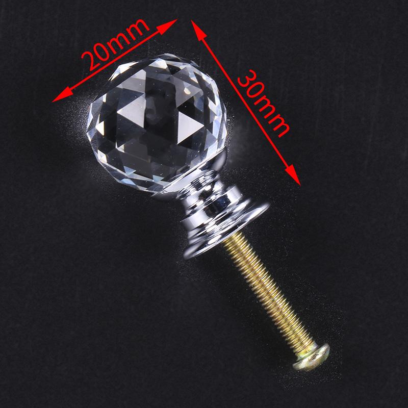 KAK 20-40mm Crystal Ball Design Clear Crystal Glass Knobs Cupboard Drawer Pull Kitchen Cabinet Wardrobe Handles Hardware
KAK 20-40mm Crystal Ball Design Clear Crystal Glass Knobs Cupboard Drawer Pull Kitchen Cabinet Wardrobe Handles Hardware