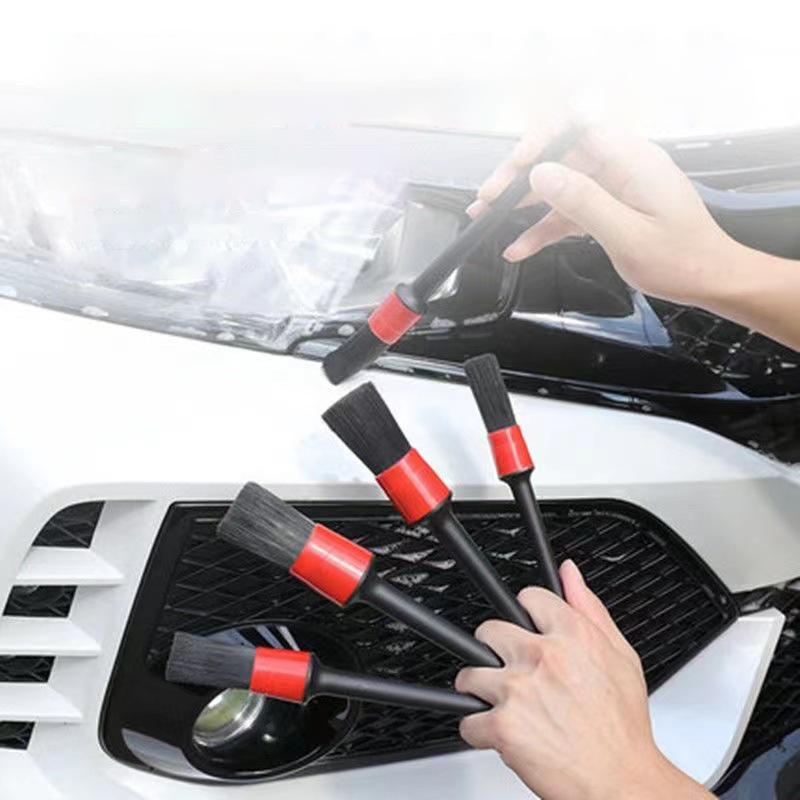 5PCS Car Detailing Brush Set Premium Fiber Multifunction Cleaning Brush For Cleaning Wheels Engine Interior Air Vents Wash Kit
5PCS Car Detailing Brush Set Premium Fiber Multifunction Cleaning Brush For Cleaning Wheels Engine Interior Air Vents Wash Kit
