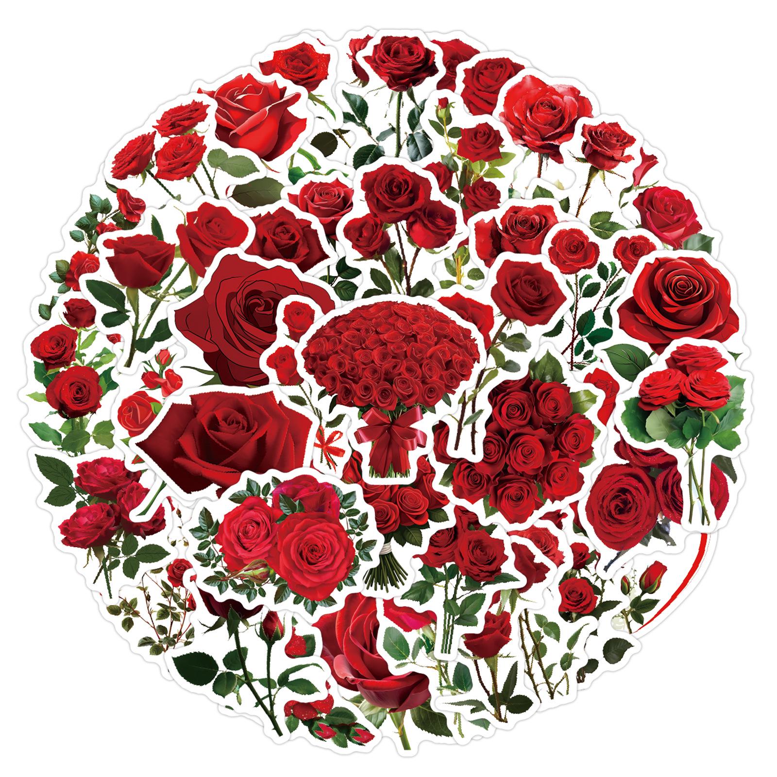 60 New Rose Flower Waterproof Graffiti Stickers for Scooter, Notebook, Water Cup Decoration
60 New Rose Flower Waterproof Graffiti Stickers for Scooter, Notebook, Water Cup Decoration