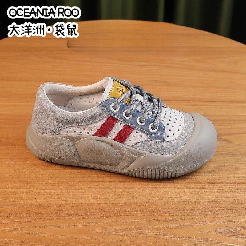 PLOVER женские туфли с толстой подошвой и перфорацией, летние новые ретро полые дышащие высокие повседневные одинарные туфли 35 красный
PLOVER женские туфли с толстой подошвой и перфорацией, летние новые ретро полые дышащие высокие повседневные одинарные туфли 35 красный