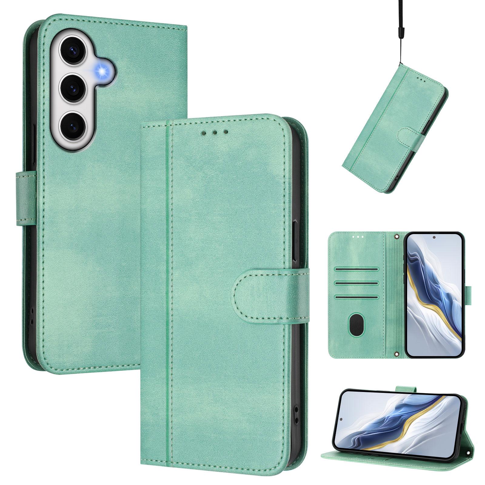 For Samsung Galaxy S24 FE Cases Wallet Stand Retro Texture Leather Phone Cover with Lanyard Blue
For Samsung Galaxy S24 FE Cases Wallet Stand Retro Texture Leather Phone Cover with Lanyard Blue
