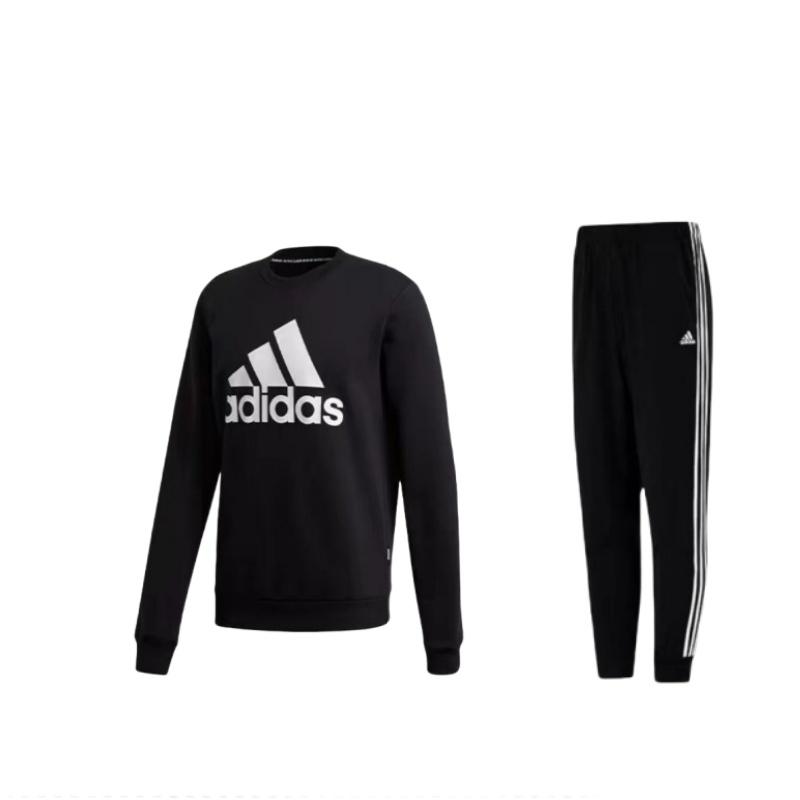 Adidas High Street однотонный флисовый свитер с круглым вырезом и длинными рукавами с принтом логотипа и винтажными полосатыми брюками с манжетами H46105+GC7336 M
Adidas High Street однотонный флисовый свитер с круглым вырезом и длинными рукавами с принтом логотипа и винтажными полосатыми брюками с манжетами H46105+GC7336 M
